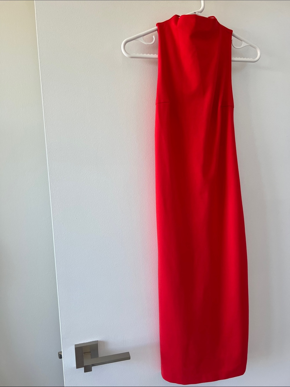 Aritzia Red Sleeveless Maxi Column Dress